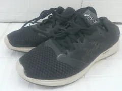 ◇ ASICS アシックス PATRIOT10 パトリオット10 1012A117 ランニングシューズ サイズ24.5ｃｍ ブラック レディース P  【中古】 【1208250006127】