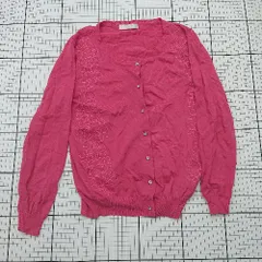 ◇ ⊂ アストリアオディール 可愛い系 長袖 カーディガントップス サイズM ピンク系 レディース E  【1508260027328】