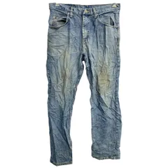 Wrangler デニムパンツ W33 ラングラー リラックスフィット ライトブルーコットン メキシコ製 古着卸 アメリカ仕入 2501-427