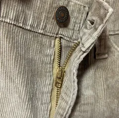 80s//Levi's 509 刻印536 コーデュロイパンツ//W30 L34//カーキ//42 TALON