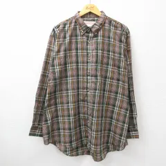 XL/古着 マックレガー 長袖 シャツ メンズ 00s ボタンダウン 緑他 グリーン チェック 24oct10 中古 トップス