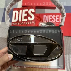 DIESEL ブラック ショルダーバッグ