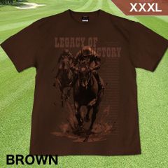 GENJU XXXLサイズ 競馬 凱旋門賞 天皇賞 皐月賞 G1 メンズ ターフ クラシック Tシャツ 半袖 Legacy of victory 