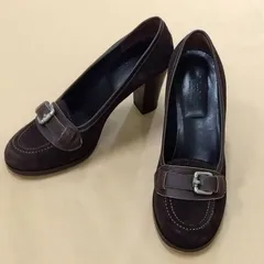 MaxMara ローファーパンプス【37】ブラウン
