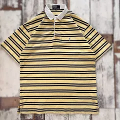 90s POLO by Ralph Lauren ラガーシャツ ボーダー XL