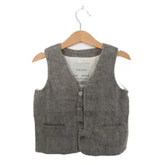 ザラボーイ ベスト ジャケット アウター ジレ キッズ 男の子用 104サイズ グレー ZARA BOY 【中古】