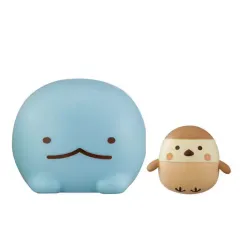 【中古】トレーディングフィギュア とかげ＆すずめ 「カプキャラ すみっコぐらし3」