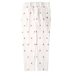 美品 PEARLY GATES パーリー ゲイツ パンツ サイズ:5 チノパンツ  スラックス ポーター 刺 ストレッチ コットン (053-8131311) トラウザー 総柄 GOLF ゴルフ ウェア ホワイト 白 ズボン ボトムス ブランドのサムネイル