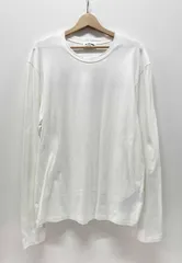 Jil sander ジルサンダー 23AW J22GC0141 J46219 ロゴバックプリント 長袖Tシャツ サイズXL ホワイト イタリア製