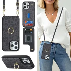 【人気商品】iPhone 12 Pro Max 6.7（2020）/iPhone 13 Pro Max 6.7（2021）ケース 手帳型 iPhone 12 Pro Max スマホ 携帯 用 ケース ショルダー クロスボディ 肩掛け 首かけ 斜めがけ ショルダ