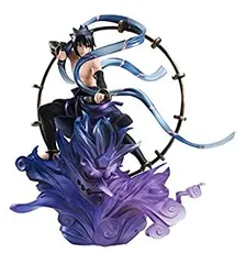 【中古】(未使用･未開封品)G.E.M.シリーズ remix NARUTO -ナルト- 疾風伝 うちはサスケ 雷神 約180mm PVC製 塗装済み完成品フィギュア