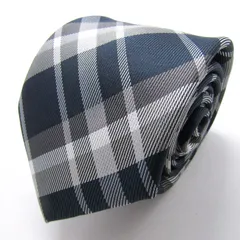 パーフェクトスーツファクトリー ブランド ネクタイ チェック柄 格子柄 タータンチェック PO メンズ ネイビー P.S.FA 【中古】