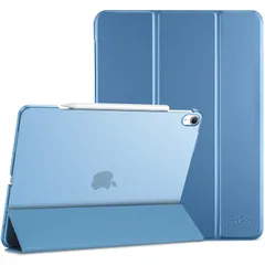【人気商品】ProCase iPad Air 13インチ ケース M3 2025 (A3269 A3271) / M2 2024 (A2898 A2899 A2900) スリム 耐衝撃 三つ折り スタンド スマートカバー - スカイブルー