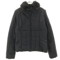 マックスアンドコー 2WAY 中綿ジャケット 40 ブラック MAX&CO レディース