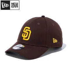 新品 NEWERA ニューエラ 9FORTY サンディエゴ パドレス SD MLB キャップ CAP 帽子 ベースボールキャップ 野球 メンズ レディース ユニセックス アジャスター 茶色 ブラウン 13562131 14525039