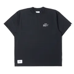 WTAPS ダブルタップス Tシャツ サイズ:XL 23SS クールマックス ストレッチ クルーネック Tシャツ FABRICATION / SS / POLY. COOLMAX ブラック 黒 トップス カットソー 半袖【メンズ】のサムネイル
