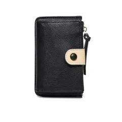 ☆ ブラック ☆ キーケース 小銭入れ付き gkeycase4915 キーケース 小銭入れ付き レディース キーケース 小銭入れキーホルダー おしゃれ キーホルダー おしゃれ キーケース レディース サイフ 財布 定期 コンパクト icカード かわいい 可愛い