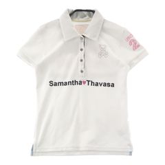 Samantha Thavasa】ゴルフポロシャツ M 白 半袖 レディース - メルカリ