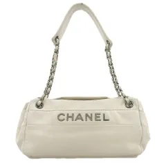 CHANEL チェーンショルダーバック ラムスキン ロゴ
