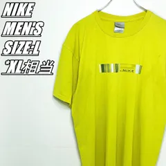 【US古着】NIKE　ナイキ　プリントTシャツ　メンズ　サイズ表記L　XL相当　イエロー