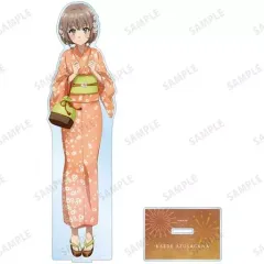 【中古】アクリルスタンド・アクリルパネル 梓川花楓(浴衣ver) 描き下ろしイラスト 特大アクリルスタンド 「青春ブタ野郎はおでかけシスターの夢を見ない」