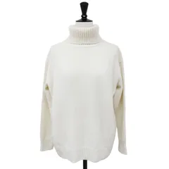 UNITED ARROWS ユナイテッドアローズ ニット ホワイト 白 サイズ:FREE ハイネック ニット プルオーバー / セーター 長袖 ミドルゲージ ウール カシミヤ トップス セーター【レディース】