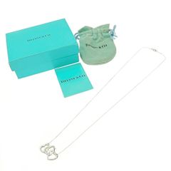 【中古】【箱付き】 TIFFANY&Co. ティファニー シルバー トリプルハート ネックレス 4.0g 925刻印 426063 ネックレス