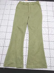 ◇ Θ JEANASIS ジーナシス シンプル系 ポリエステルパンツ サイズM グリーン系 レディース E  【1508060023636】