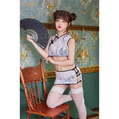 クリアストーン Clearstone コスプレ チャイナ SecretRose ホワイトレースチャイナ レディース フリーサイズ ホワイト[secretrose-whitechina]