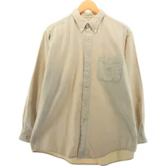 古着 90年代 ラルフローレン Ralph Lauren CHAPS チャップス 長袖 ボタンダウン シャモアクロスシャツ メンズL相当/eaa542608