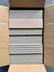 【訳あり　タイル1ケース(80枚入)】二丁掛 磁器質外装タイル カネキ MN-602 749-2S