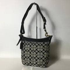 2508-179｜コーチ シグネチャー ショルダーバッグ ブラック