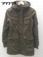 ■ Purple&Yellow パープルアンドイエロー 長袖 ミリタリー ジャケット S ブラウン レディース 【中古】 【1002799828062】