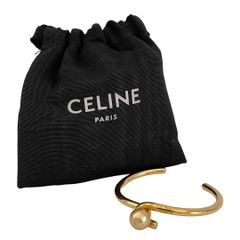 最終価格CELINE ThIn Cuff シン フラット ブレスレット - メルカリ