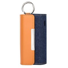 耐衝撃 軽量 装着のまま充電可 マグネット付き 新型アイコス用収納ケース あいこす カラビナ付き デニム いるま ー合皮 PUレザ ILUMAに適用ケース iluma対応ケース イルマ用カバー アイコス