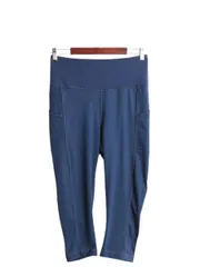 【お得なクーポン配布中!】 パタゴニア パックアウト クロップ レディース L 20年製 タイツ ストレッチ パンツ レギンス スパッツ フィットネス トレーニング ヨガ 青