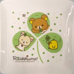 [중고] 접시·찻잔 리락쿠마 & 코리락쿠마 & 키이로이트리(컬러) 빅스퀘어 플레이트 [이치반 복권 리락쿠마~테이블웨어 시리즈~] 빅스퀘어 플레이트상