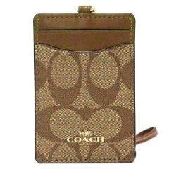 【新品 未使用】コーチ カードケース COACH アウトレット  ペイトン シグネチャー ランヤード IDケース / カードケース  F63274 IME74