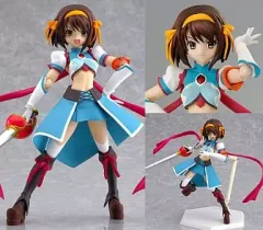 【中古】フィギュア figma 超勇者ハルヒ 「涼宮ハルヒの戸惑」 PS2ソフト超限定版同梱フィギュア