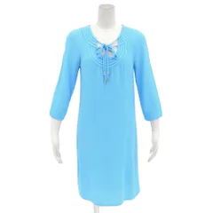 超美品 DIANE VON FURSTENBERG ダイアンフォンファステンバーグ DVF ワンピース 2 ライトブルー レディース 241067 【中古】