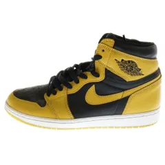 NIKE (ナイキ) AIR JORDAN1 RETRO HIGH OG POLLEN 555088-701 エアジョーダン 1 レトロ パラン ハイカットスニーカー イエロー US10/28.0cm