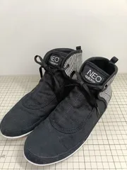 adidas NEO ハイカットスニーカー ブラック　24cm　i017