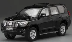 新品 SUNSTAR 1/43 トヨタ ランドクルーザー プラド 2018 LHD エクリプスブラック 完成品ダイキャストミニカー 29411 [佐川急便]