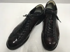 ★未使用級★定価28600円！リーガルスタンダード 66CR レザースニーカー リーガル 靴 メンズ REGAL 66CR-BJ ネイビー×型押し 本革 メンズ