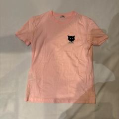 miu miu ミュウミュウ Cat Tee ティーシャツ AMM120181845MJN0841TEI ピンク size:XS【代官山A07】