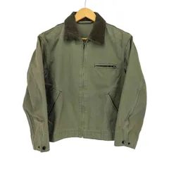 【専用】GU コットンワークジャケットL ダークグレー デトロイト型 GU公式 | ウォッシュドコットンワークジャケット
