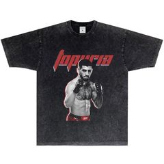 UFC イリア・トプリア Ilia Topuria 格闘技 ヴィンテージ加工 Tシャツ ラップＴ 半袖 S-3XL
