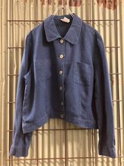 Old Linen Jacket リネンシャツジャケット　ネイビー