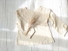 新品　セラフ　レース長袖トップス