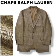 極美品　ラルフローレン　テーラードジャケット　ヘリンボーン　ブラウン　胡桃ボタン POLO RALPH LAUREN（ポロ ラルフ ローレン）の「ヘリンボーン